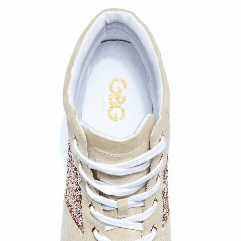 G By GUESS Yesi Glitter High-Top Sneakers - Picture 6 of 8